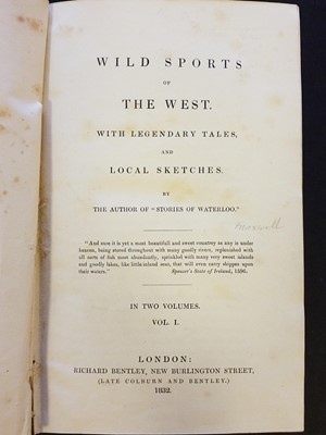 Lot 108 - Daniel (William B.). Rural Sports, 2 volumes in 3, 1801, & 11 others, field sports