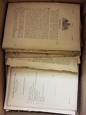 Lot 332 - Acts of Parliament. A large collection of 19th century Acts of Parliament