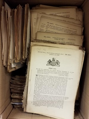 Lot 332 - Acts of Parliament. A large collection of 19th century Acts of Parliament