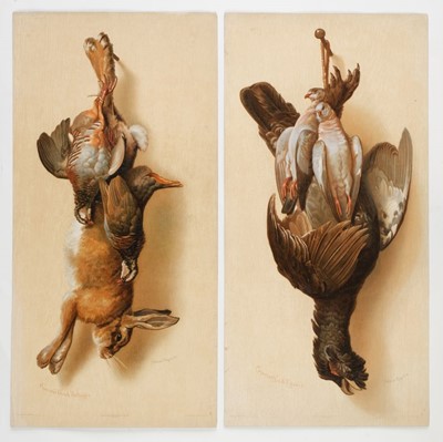 Lot 498 - Maguire (Helen). Five studies of dead game. Raphael Tuck & Sons, circa 1880