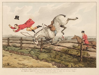 Lot 465 - Alken (Henry). Qualified Horses and Unqualified Riders..., 1815