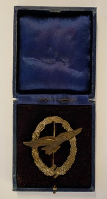 Lot 256 - Third Reich. A Luftwaffe Glider Pilots badge