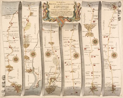 Lot 426 - Ogilby (John). The Road from Bristol to Chester and one other, circa 1676