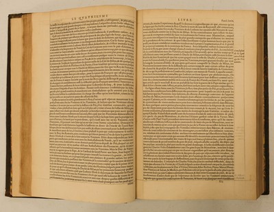 Lot 219 - Guiccardini (Francesco). L'histoire d'Italie, 1st edition in French, 1568