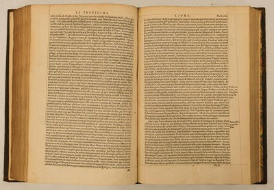 Lot 219 - Guiccardini (Francesco). L'histoire d'Italie, 1st edition in French, 1568