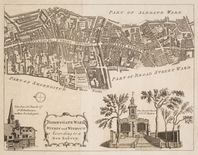 Lot 412 - London Ward Plans. Nine plans, published in 'The London Magazine', circa 1770