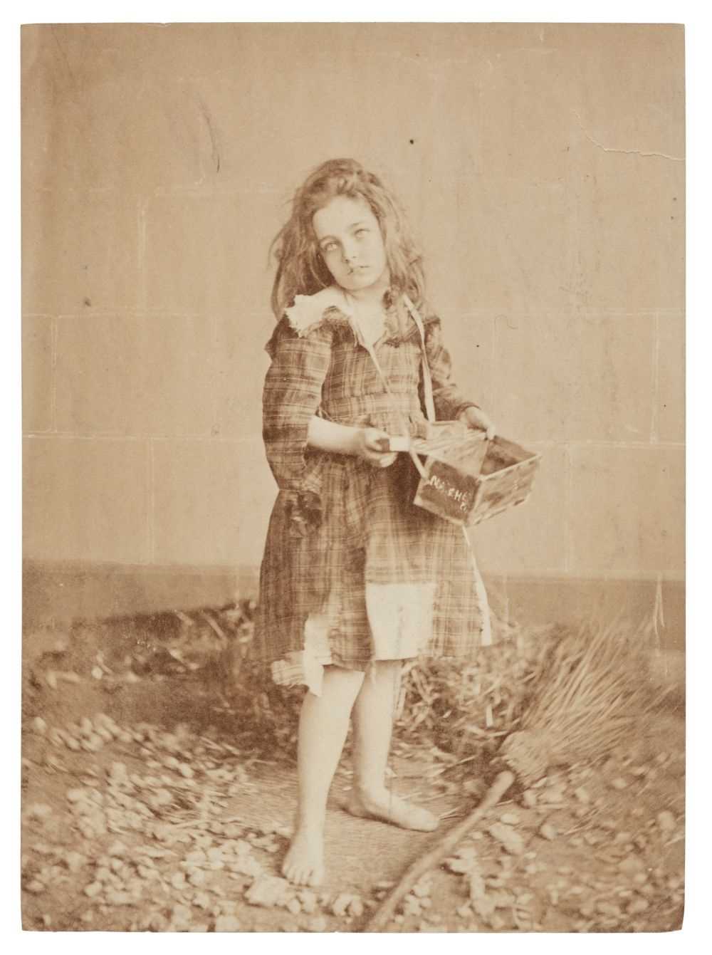 Lot 26 - Rejlander (Oscar Gustave, style of). Little matchgirl, c. 1860, albumen print