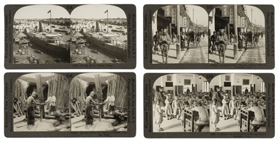 Lot 320 - China & Japan. A group of 15 gelatin silver print stereoviews of China by Keystone View Co., c. 1920