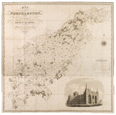 Lot 422 - Northamptonshire. Greenwood (C & J), Map of the County of Northampton..., 1826