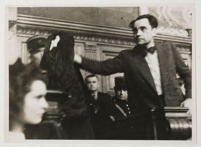 Lot 73 - Murder. Group of 9 photos relating to the trial of the French doctor & serial killer Marcel Petiot