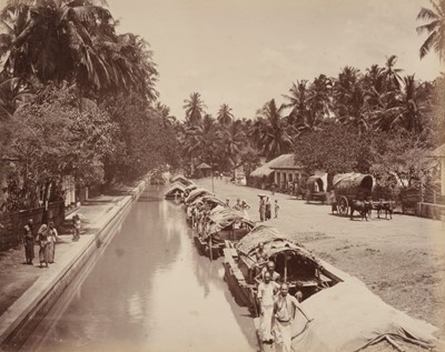 Lot 346 - Ceylon. A large album containing 32 albumen prints of Ceylon, mostly by Skeen or Scowen, c. 1880