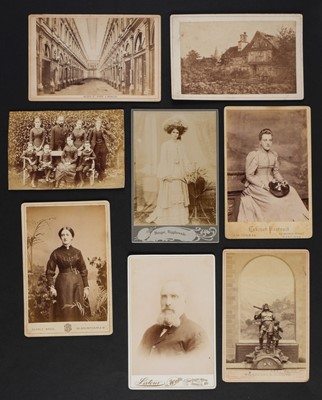 Lot 132 - Cartes de visite. A large collection of approximately 750 cartes de visite, c. 1860s/1880s