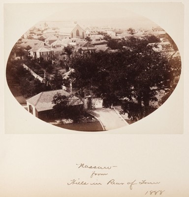 Lot 342 - Bahamas. A group of 7 albumen prints of views around Nassau, Bahamas, by Dr. C.C. Schuyler, 1888