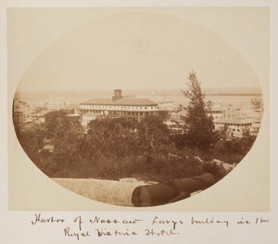 Lot 342 - Bahamas. A group of 7 albumen prints of views around Nassau, Bahamas, by Dr. C.C. Schuyler, 1888
