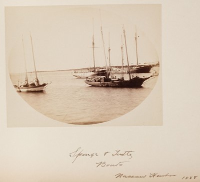 Lot 342 - Bahamas. A group of 7 albumen prints of views around Nassau, Bahamas, by Dr. C.C. Schuyler, 1888