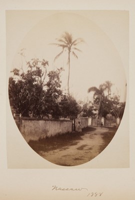 Lot 342 - Bahamas. A group of 7 albumen prints of views around Nassau, Bahamas, by Dr. C.C. Schuyler, 1888