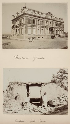 Lot 372 - Madagascar. A group of 24 toned silver prints including one two-part panorama, c. 1890