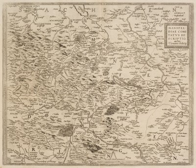 Lot 397 - Germany. A collection of thirteen maps, 16th - 18th century