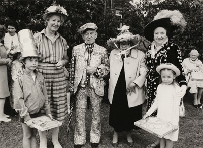 Lot 77 - Pearly Kings and Queens. A collection of approx. 60 photographs relating to Bert Matthews