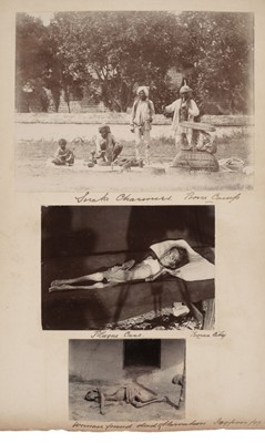 Lot 355 - India and the Third Plague Pandemic. A series of 10 gelatin silver print photographs