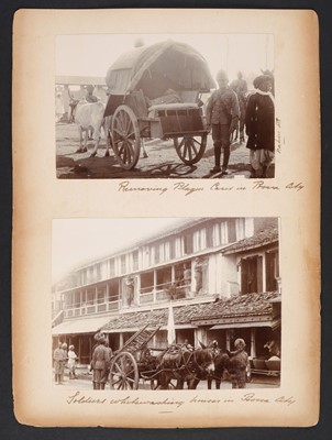 Lot 355 - India and the Third Plague Pandemic. A series of 10 gelatin silver print photographs