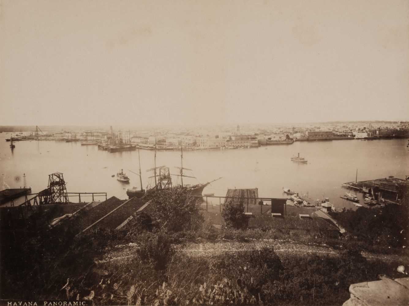 Lot 348 - Cuba. A group of 19 albumen prints, c.1890, mostly of Havana and environs