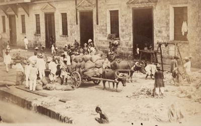 Lot 348 - Cuba. A group of 19 albumen prints, c.1890, mostly of Havana and environs