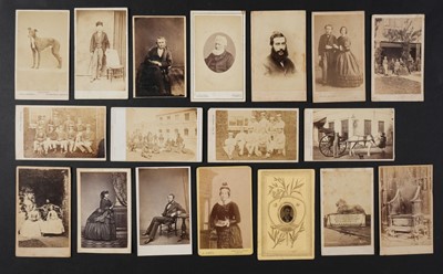 Lot 225 - Royalty. A group of approximately 25 cartes de visite of British and European royalty, c. 1860s