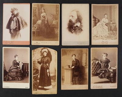 Lot 225 - Royalty. A group of approximately 25 cartes de visite of British and European royalty, c. 1860s