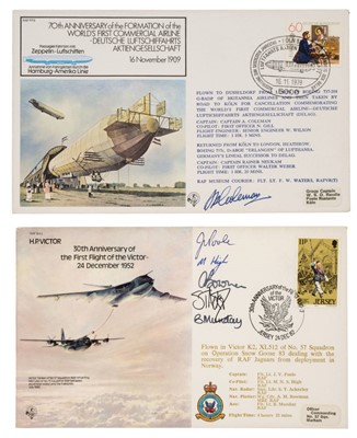 Lot 43 - First Day Covers. An extensive collection of signed aviation FDCs