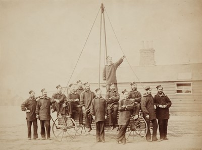 Lot 224 - Firemen. A collection of approximately 60 photographs of firemen, c. 1860s/1880s