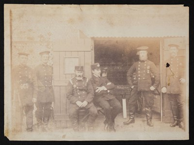 Lot 224 - Firemen. A collection of approximately 60 photographs of firemen, c. 1860s/1880s