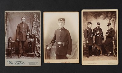 Lot 224 - Firemen. A collection of approximately 60 photographs of firemen, c. 1860s/1880s