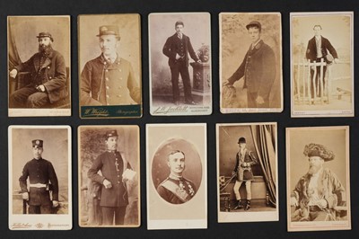 Lot 224 - Firemen. A collection of approximately 60 photographs of firemen, c. 1860s/1880s