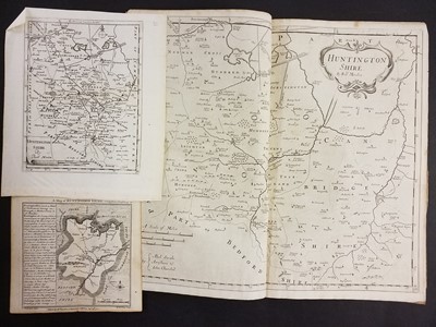 Lot 419 - Midland Counties. A collection of 45 maps, 17th - 19th century