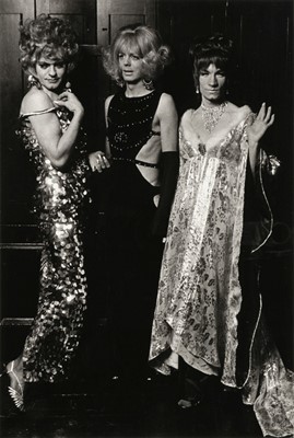 Lot 51 - Hurn (David, 1934-). Transvestites' Drag Ball, 1970, gelatin silver print