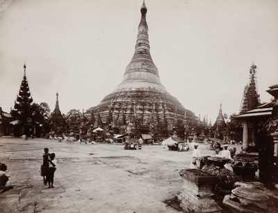 Lot 345 - Burma. A group of 10 gelatin silver prints of Rangoon, Burma, by Watts and Skeen, c. 1890s