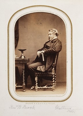 Lot 129 - Cartes de visite. A cartes-de-visite album, c. 1860s/1880s