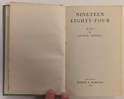 Lot 873 - Orwell (George). Nineteen Eighty-Four, 1st edition, 1949