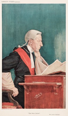 Lot 537 - Vanity Fair. A collection of 37 'legal' caricatures, late 19th century