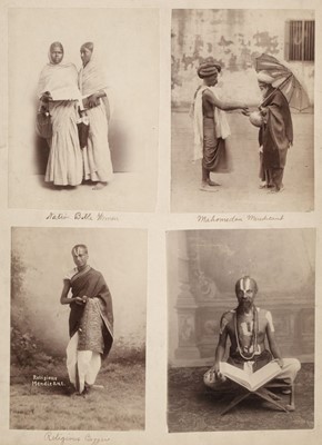 Lot 357 - India. A group of 16 albumen print photographs, c. 1880