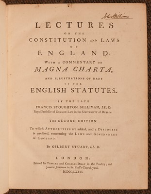 Lot 233 - Jones (William). Les Reports de Sir William Jones..., 1675