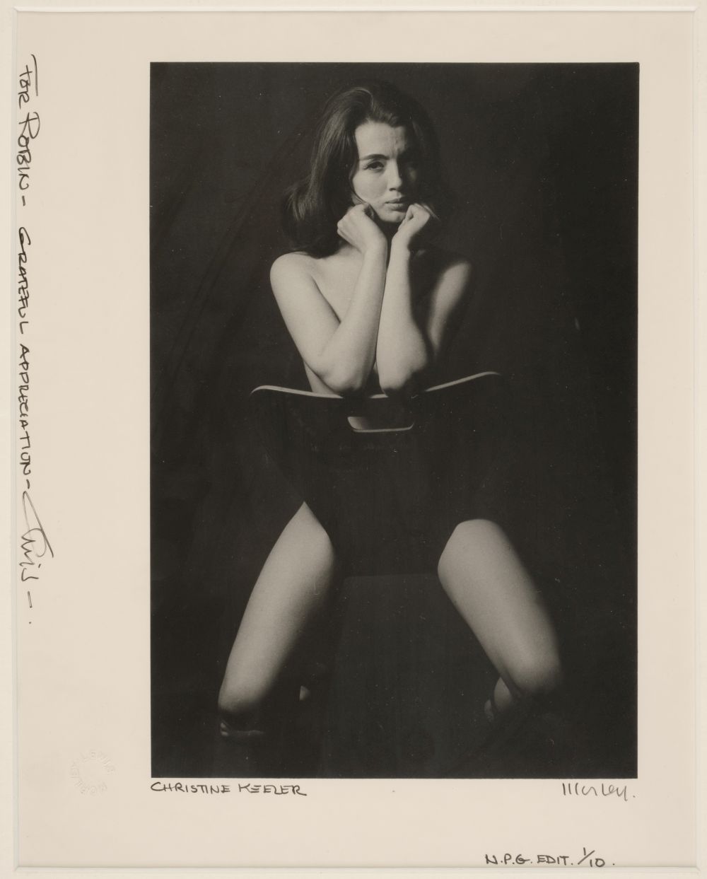 Lot 71 - Morley (Lewis, 1925-2013). Christine Keeler,