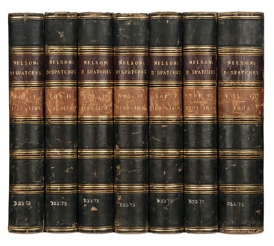 Lot 24 - Nelson (Horatio). The Dispatches and Letters of Vice Admiral Lord Viscount Nelson