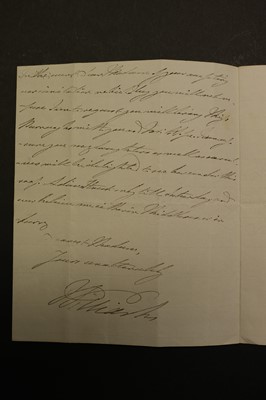 Lot 180 - William IV (1765-1837),. Autograph Letter Signed, ‘William’, as Duke of Clarence, c. 1820s