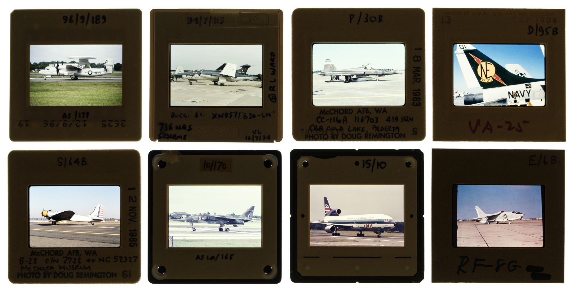 Lot 20 - Aviation Slides. A large and impressive