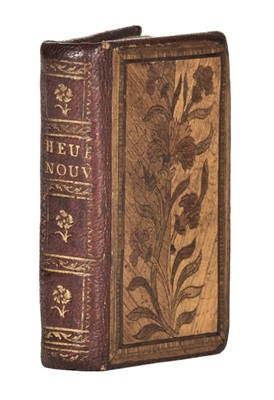 Lot 462 - Straw-work miniature binding. Heures Nouvelles, Dediees A La Noblesse, 1787