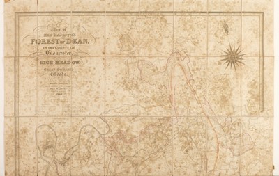 Lot 164 - Forest of Dean. Atkinson (J.), Plan of Her Majesty's Forest of Dean..., 1842