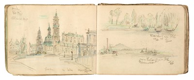 Lot 664 - Austria. A large collection of landscape drawings, watercolours and sketchbooks, circa 1940s-50s