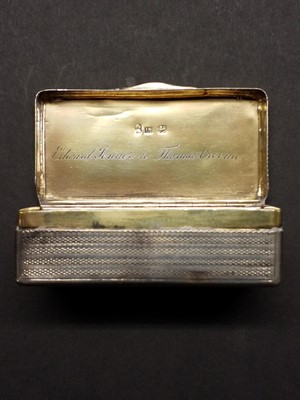 Lot 158 - Jenner (Edward, 1749-1823). A George III silver snuff box by IB, Birmingham 1795